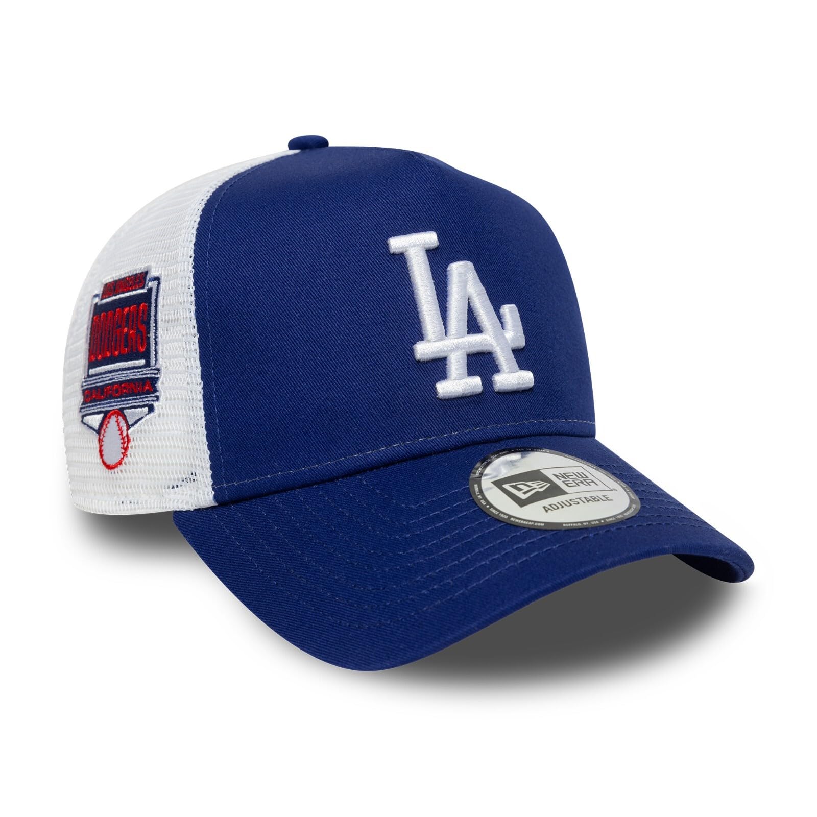 

New Era LA Dodgers Mesh Snapback One Size Fits 940 9FORTY Polyester Baseball One Blue Los Angeles Cap, All, Cap, Gender-Free (JP, Alphabet, Size,
