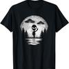 Alien Moon Space UFO Extraterrestrial Vintage T-Shirt