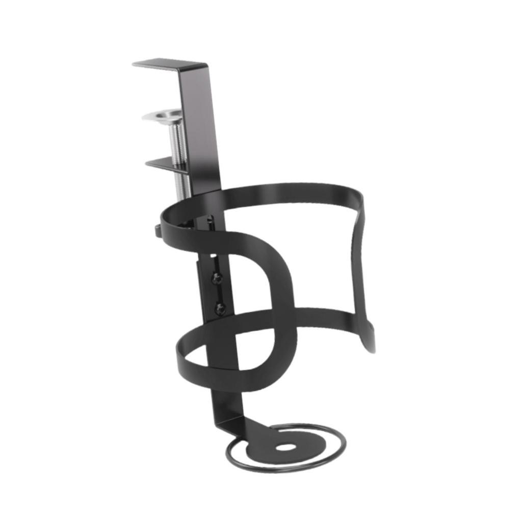 Desk Cup Holder Tabletop Organizer Office Home Apartment Dorm No Drill Practical Easy to Install Clip on Table Cup Holder