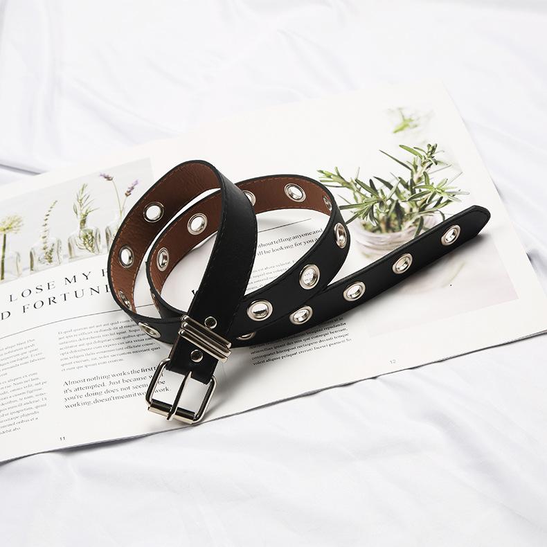 

Панк-стиль Однорядный шнурок с петлицами с ремнем для сумки