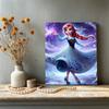 Starry Magic Anna New Pearl-Inlaid Frameless Art | Handmade Pearl Craft, Starry Magic Theme, for Frozen Chic Home Decor & Birthday Gift Option
