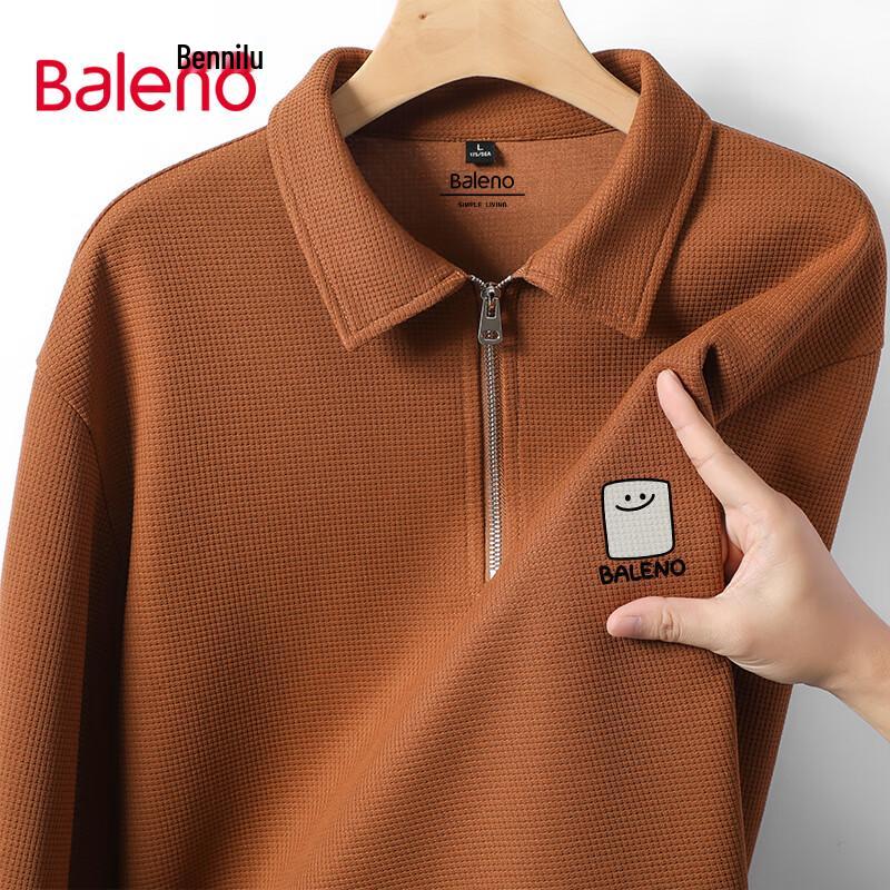 

Baleno Men s Waffle Knit Half-Zip Sweatshirt 2XL