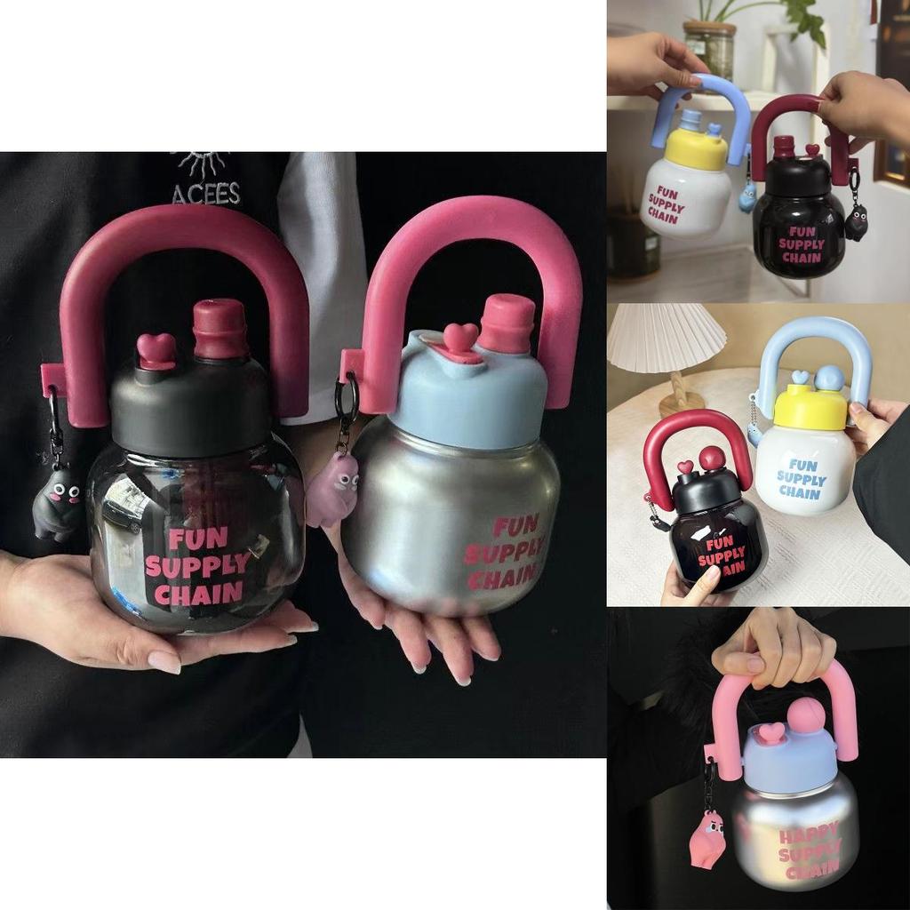 650ml Drink Double Large Capacity Plastic Thermos Cup Gift Water Fashion Cups