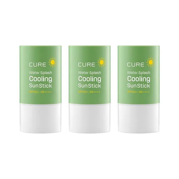[Kim Jung Moon Aloe] Cure La Sense Aloe Water Cooling Sun Stick 23g 3 Pieces