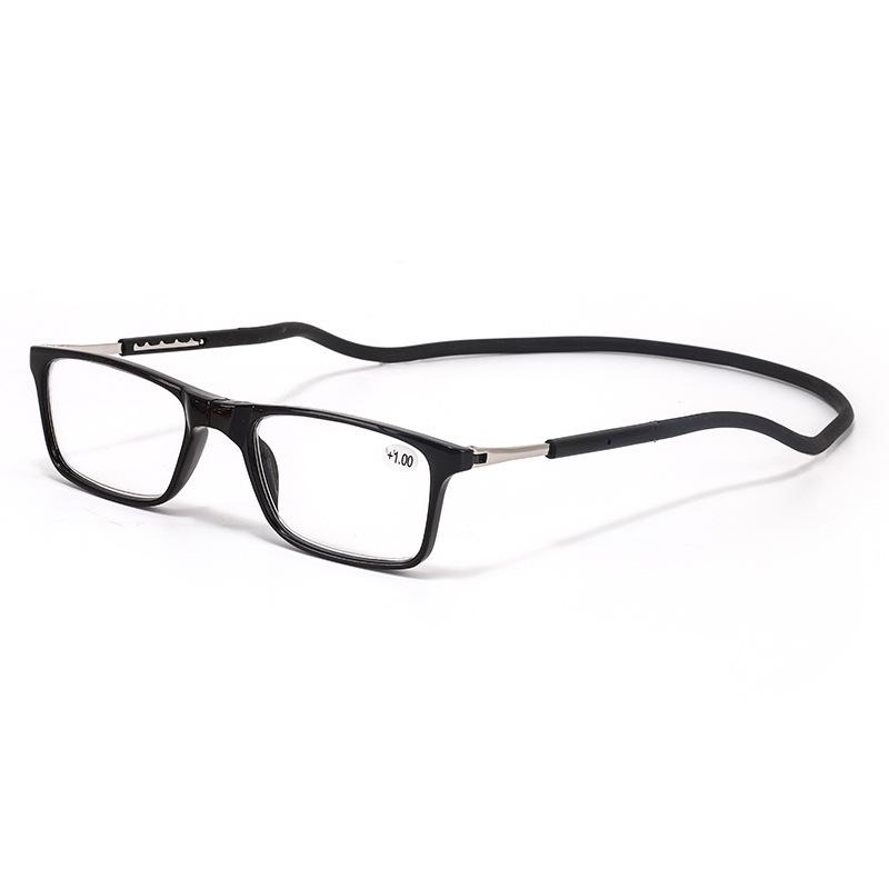 

Unisex Magnetic Neck-Hanging Foldable Reading Glasses with Retractable Temples 150