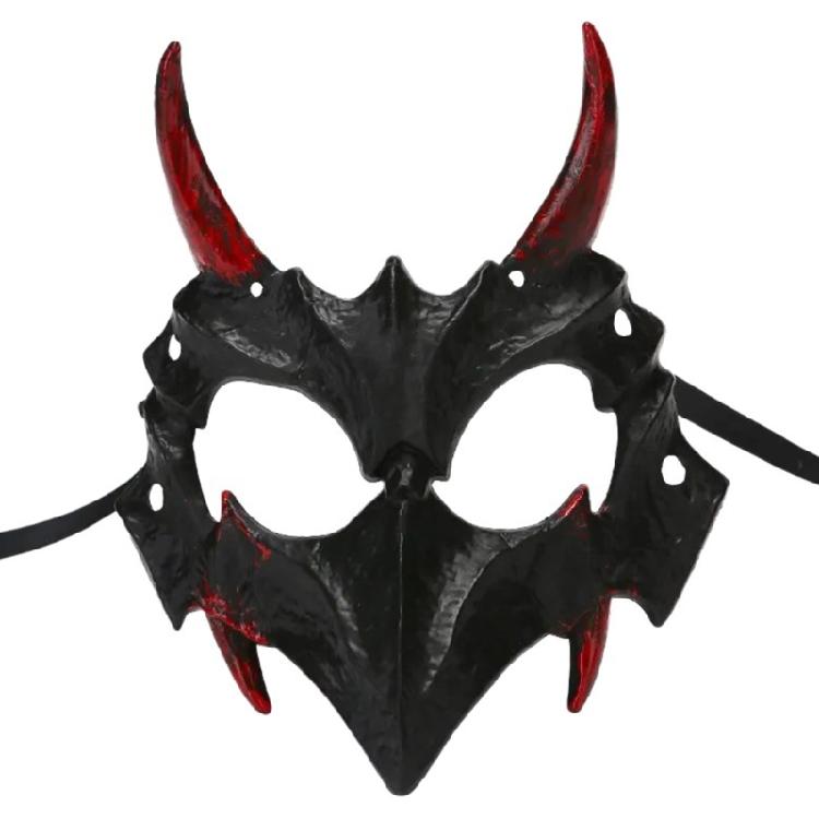 Halloween Mask Scary Mask Decorative Mask Dog Cosplay Mask Half Face Mask Anime Dragon Mask Party Decoration Mask