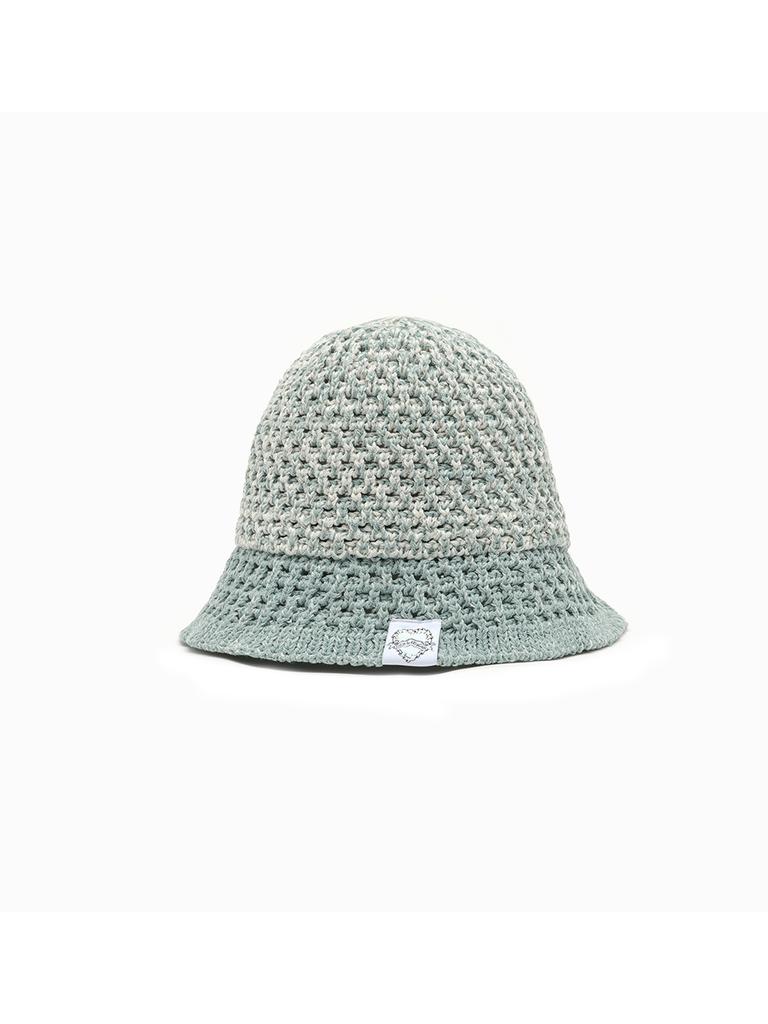 Poejidam Ring Knit Bucket Hat In Blue Mist