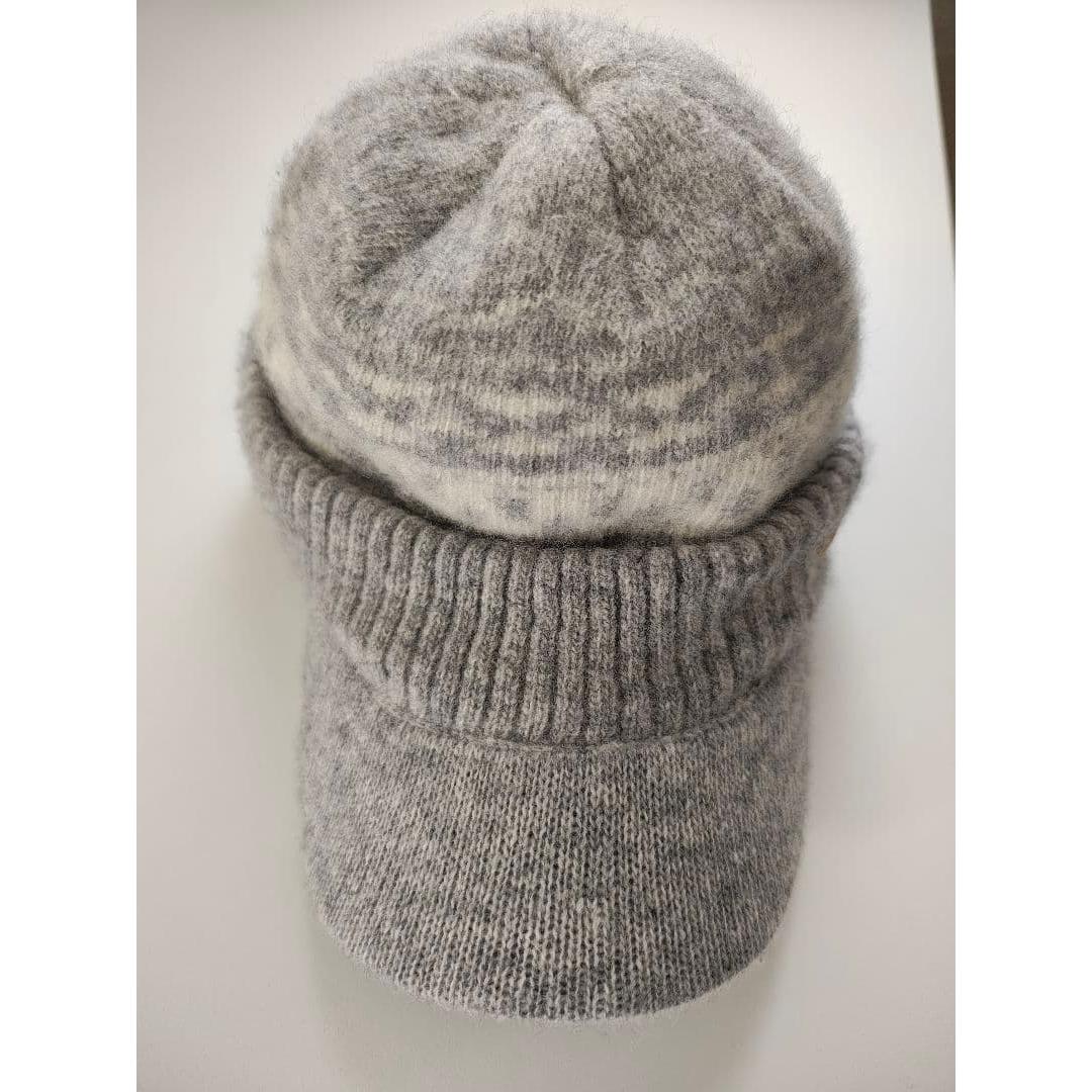 Used mont-bell wool jacquard bill cap S/M