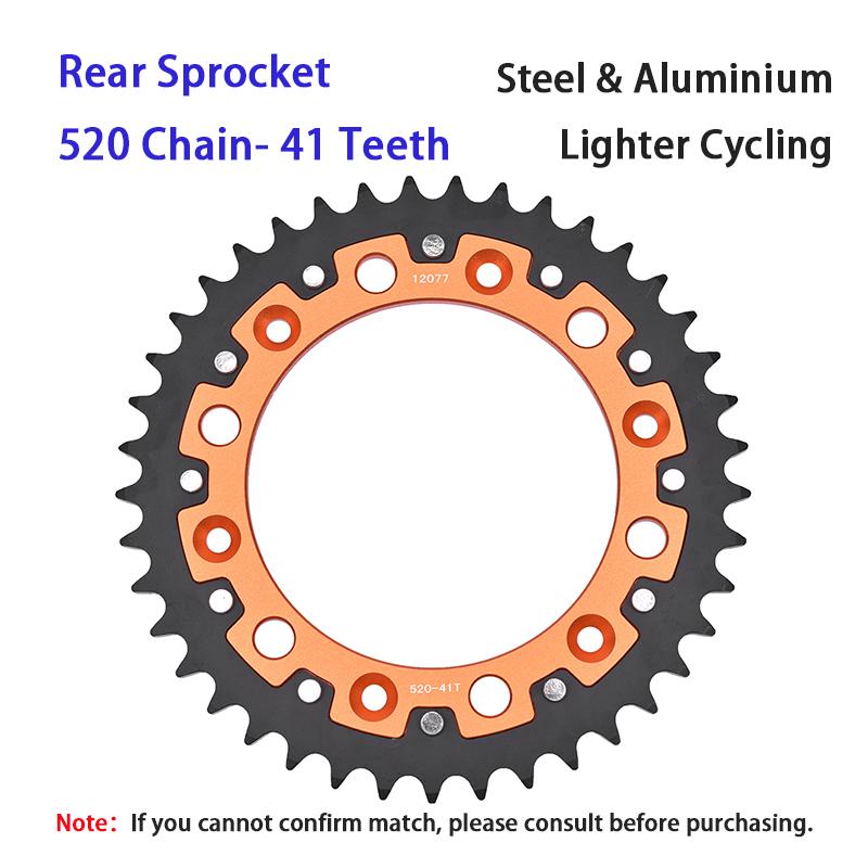520 14T/15T/16T/17T Front 40T/42T/45T/48T/50T/52T Rear Sprocket For KT/M 620 640 690 790 890 990 DU/KE LC4 R SM SMC Adventure L