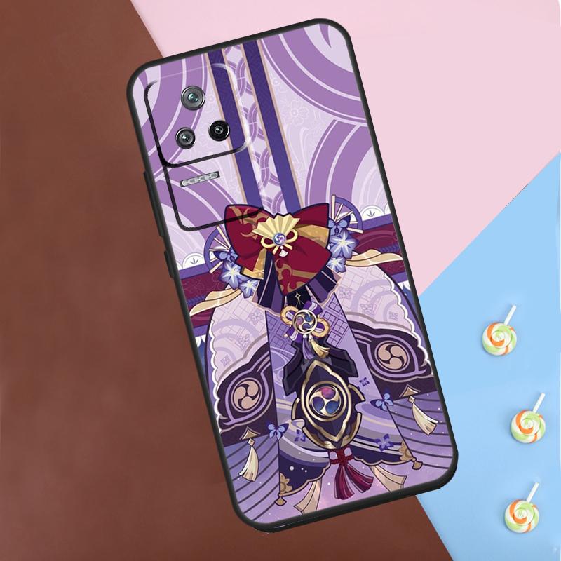 Raiden Shogun Genshin Impact Case For Xiaomi 13T Pro 14 12T 11T 12 13 Lite POCO F5 X3 X4 X5 X6 Pro M6 F3 F4 M5s Cover