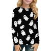 Children's Long-sleeved O-neck Top Printed Daily Casual