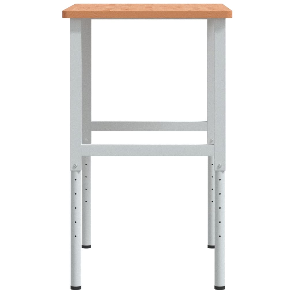 Vidaxl Workbench, 100X60X(71.5-98) Cm, Rectangular, Beech Wood