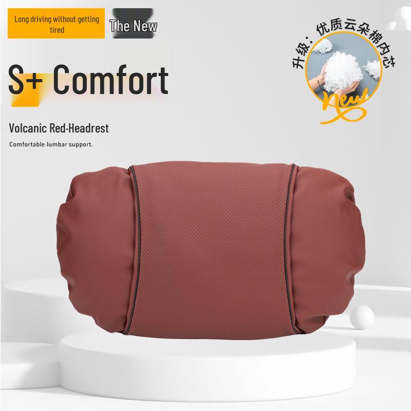 Changan Deepal Car Neck and Lumbar Support Cushion Set: Headrest S07S05, Neck Pillow L07SL03, Lumbar Pad.