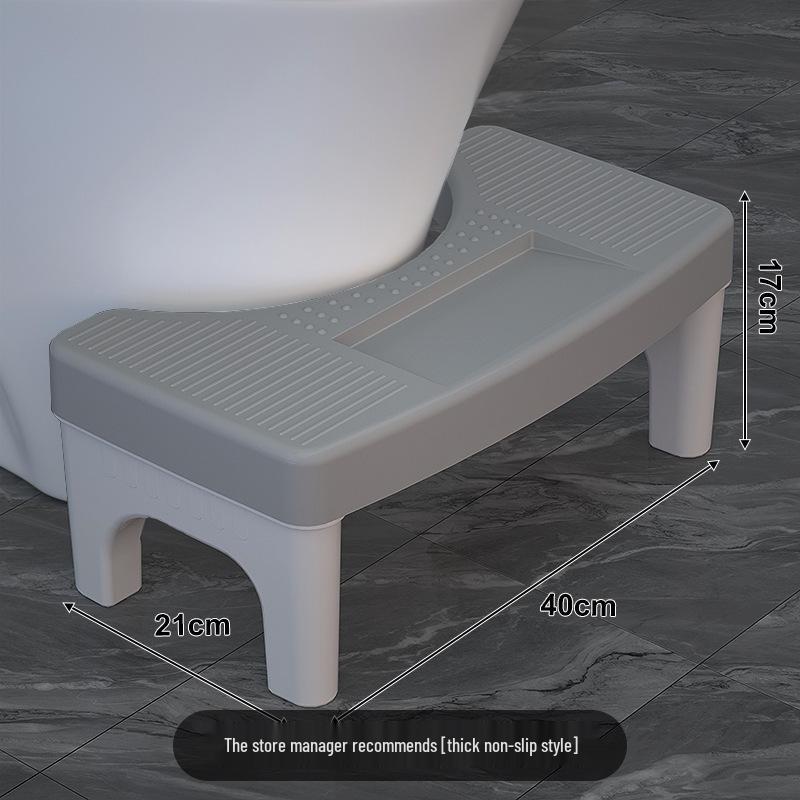 Thick Household Toilet Stool: Squat Pit Footstool & Kids Pedal