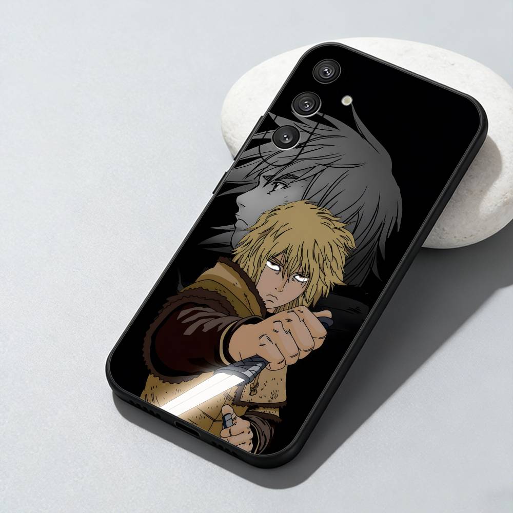 

T-Thorfinn Anime VS-Vinland Phone Case For Samsung Galaxy A73,A72,A71,A70,A52,A51 Others Soft Black Cover Samsung a71 4g