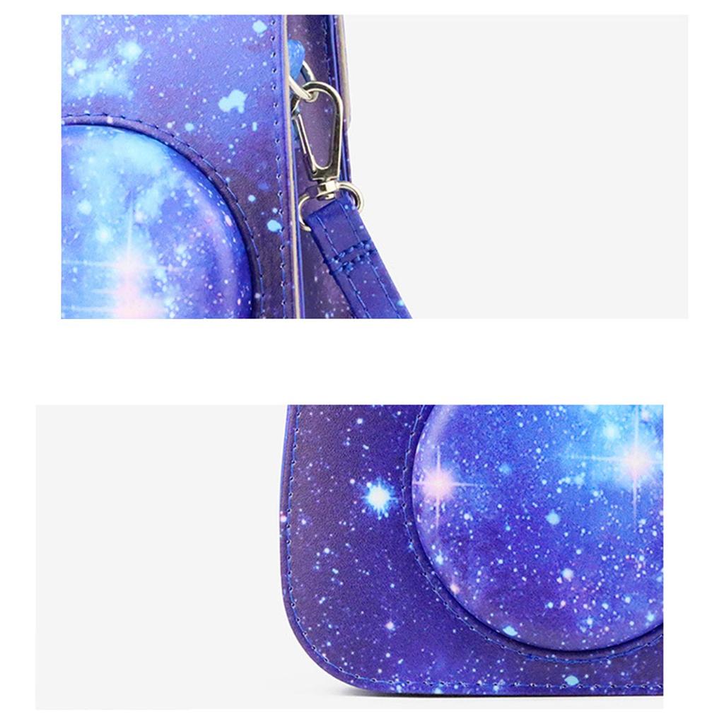 Rieibi Cheki Instax Mini 12 Cheki Mini 11 Fujifilm Cheki Instax Mini 9 Instax Mini 8 Camera Cheki Protective Cute Camera Bag with Shoulder Drop Full