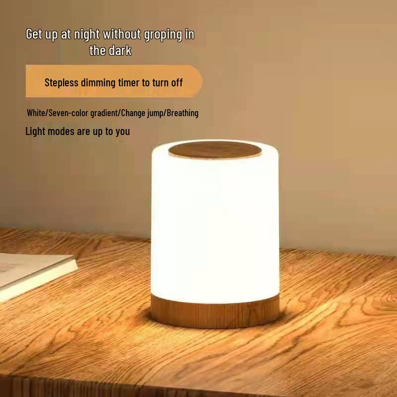 Remote Control 16-Color Bedroom Lamp - Bedside, Night, Mother/Baby, Portable & Tap Light