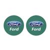 2Pcs Car Coaster Suede Mat Water Cup Anti-slip Pad Auto Interior For Ford Focus Fiesta Puma Ranger Kuga MK7 MAX F150 Mondeo