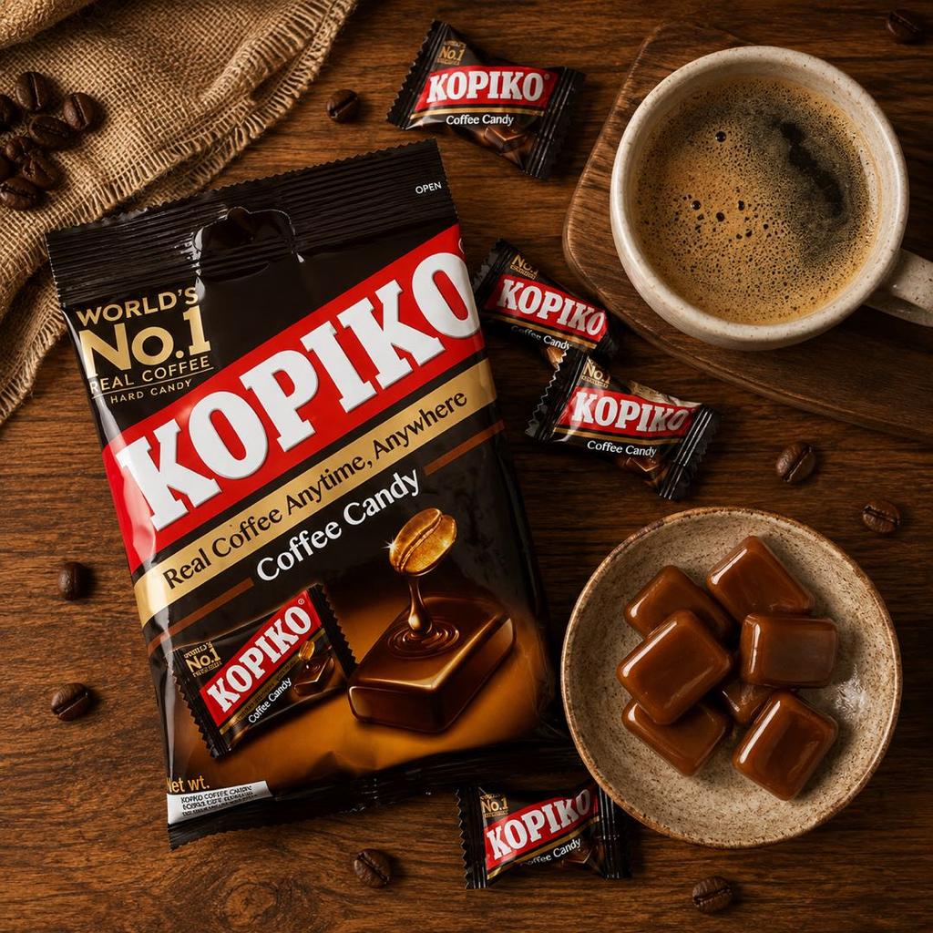 Kopiko Caramelle Originali al Caffè Cappuccino caramelle dure 140g