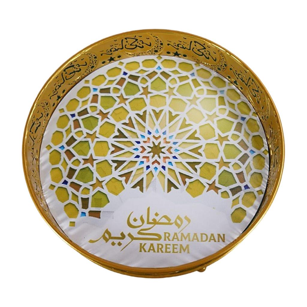 Decorative Eid Mubarak Dessert Tray Cupcake Stand Table Decor Ramadan Decorations Pastry