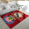 Atletico Madrid Personalized Text Floor Mat Suitable for Playrooms Foyer Game Room Dormitory Antislip Carpet Decorate Offices Birthday/Christmas Gift