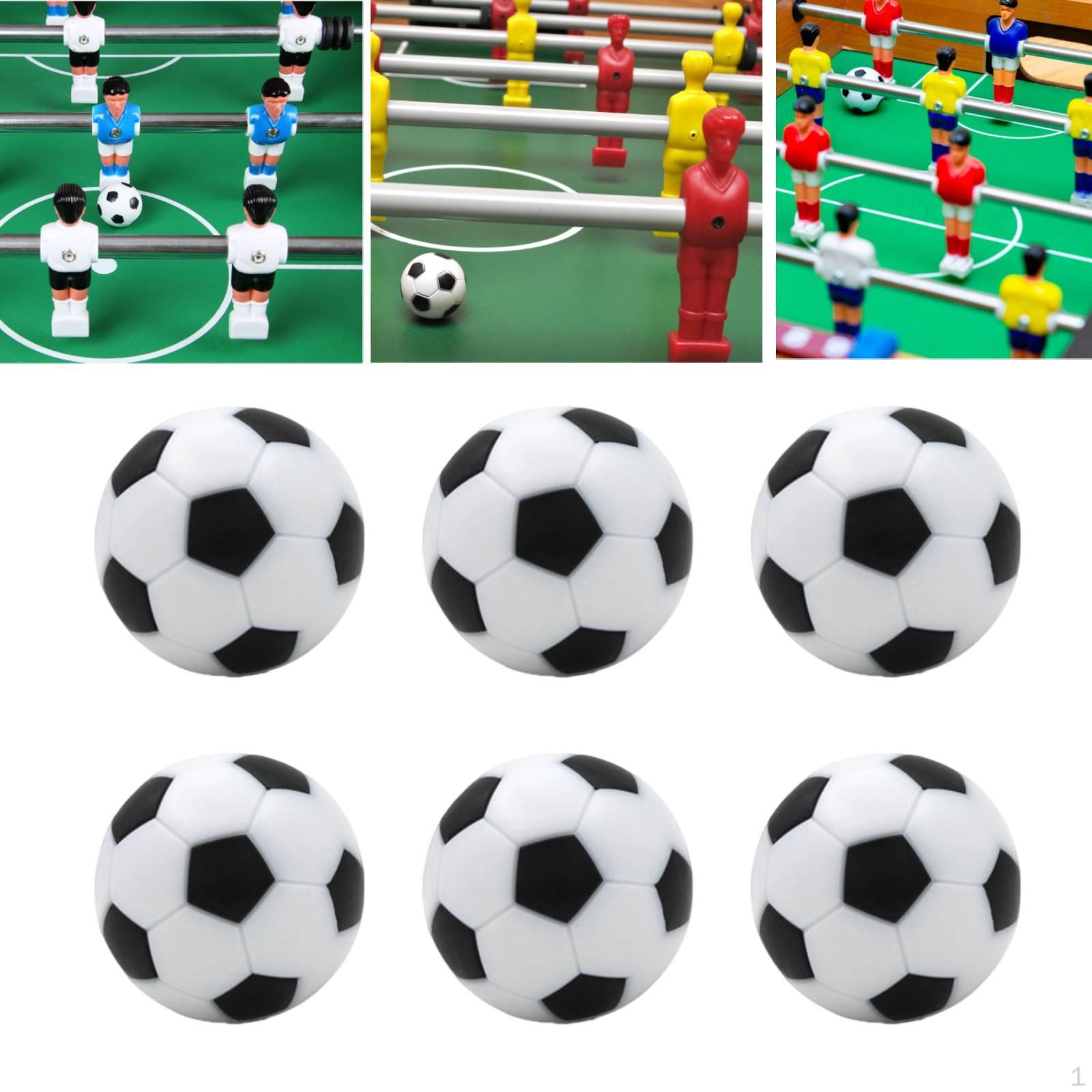 6 Mini Stolních Fotbalů, Oficiální Příslušenství, Náhradní Míčky pro A Stolní Fotbal. 36mm