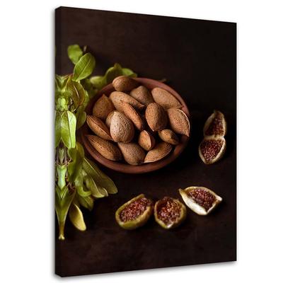 Canvas Print, Almonds In the Shell