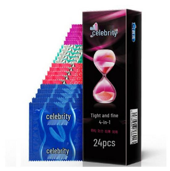 Celebrity Extra Lubricated G-Spot Ribbed Ultra Thin Small Condoms