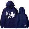 Korn Rock Band Letter Hoodie Men Women Hip Hop Harajuku Hoodies Leisure High Street Sweatshirt Autumn Winter Unisex Sweatshirts