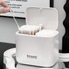 Automatic Pops Up Lift No-Drill Cotton Swab And Makeup Cotton Dispenser Hair Accessories And Hair Tie Desktop Storage Box