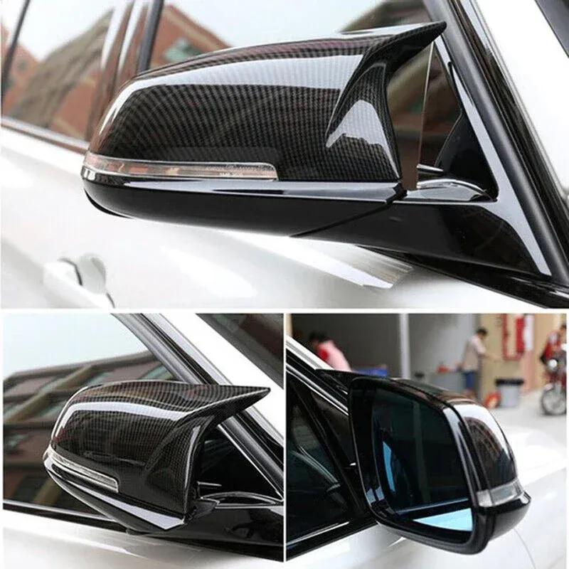 For BMW 1 2 3 4 Series M 220i 328i 420i F20 F21 F22 ABS Car Rearview Side Mirror Cover Wing Cap Exterior Door Trim Replacement