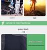Professional Knitted Extended Knee Pads for Sports and Fitness