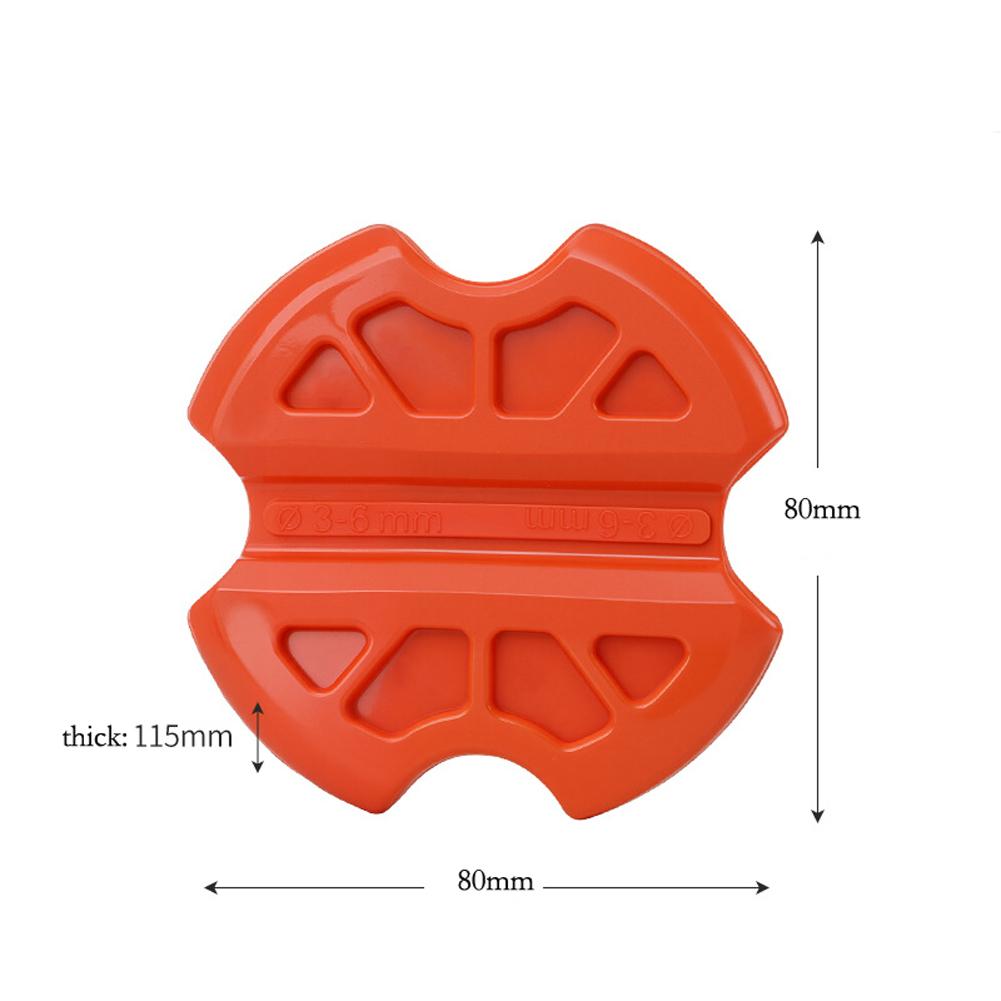 2pcs Electrician Wire Puller Wire Drawing Machine Rubber Electrician Wire Holder Tool Anti-slip Clamp For Wire Threading Pulling