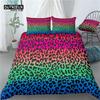 Home Living Luxe 3D Luipaardprint 2/3-delig Comfortabel Dekbedovertrek Kussensloop Beddengoedsets EU/VS/AU Maat