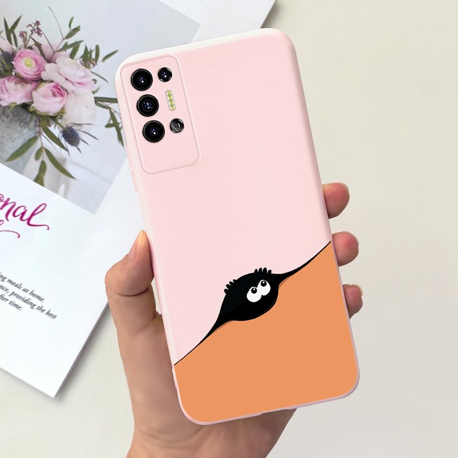 For Tecno Pova 2 Case LE7 LE7n Cute Dinosaur Cartoon Cover Soft Silicone Phone Case For Tecno Pova 2 Pova2 Back Cover 6.9'' Bags