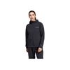 adidas Outdoor Travel Series Logo Sports Zip-Up Hoodie Women Jacket Black JI8283