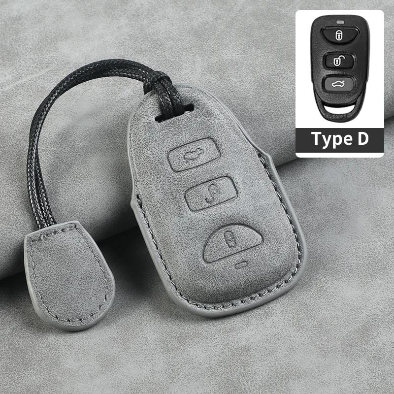 BTNPY1 5 Buttons Leather Car Key Case Cover Shell for Kia Telluride Telluride SX 2021 Sportage R 2022 K5 GT Line 2021 Seltos 2020