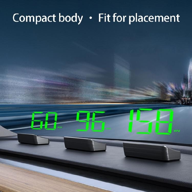 Automotive Head Up Display With IP54 Rating HUD Digital Windshield Projector For Speed And RPM Monitoring