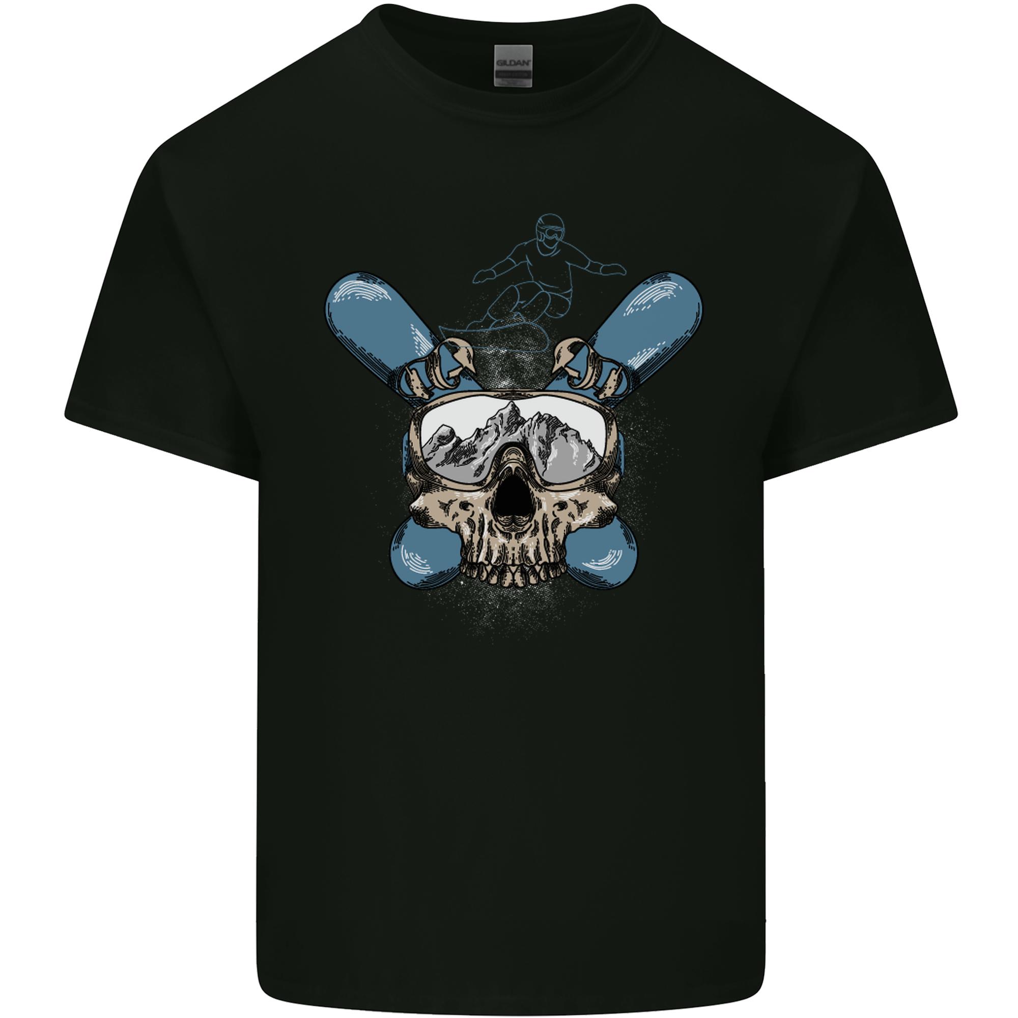 Snowboard Skull Snowboarding Snowboarder Unisexs Light Cotton TShirt S