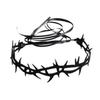Black Lace Velvet Thorn Necklace For Women Gothic Punk Rock Choker Necklace Fashion Party Chokers Necklaces YK2 Jewelry Gifts
