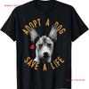 Adopt A Dog Save Life Rescue Xoloitzcuintli T Shirt Vintage Washed Slightly Unisex Streetwear Soft Comfortable Homme Stretched