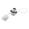 White Boston Air Valve One-way Inflation Valve Airbeds Approx. 22mm BIGMOUTH Boats Canoes Kayaks Plastic Pool Rafts