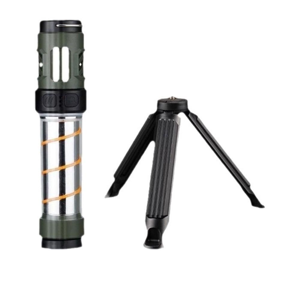 Outdoor LED Multifunctional Mosquito Repellent Camping Light Type-C Charging Portable Magnetic Triangle Stand Tent Ambient Light