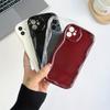 Transparent Solid Color Silicone Mobile Phone Case For Iphone16Promax Fine Hole Cream Wind Apple 17 Anti-Drop 14 Soft