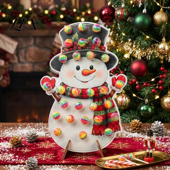 Candy Display Stand for Dessert Table Christmas Wooden Lollipop Stand, Creative Holder Festive Decor Buffet Table, Decorative Holiday Party