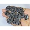 Natural Black Fossil Coral Matched Pair Fancy Cabachon Gemstone 09 Pair Lot C-2683