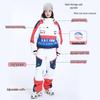 Unisex Two-Piece Ski Suit: Windproof, Waterproof, and Warm with Thickened Top and Ski Pants