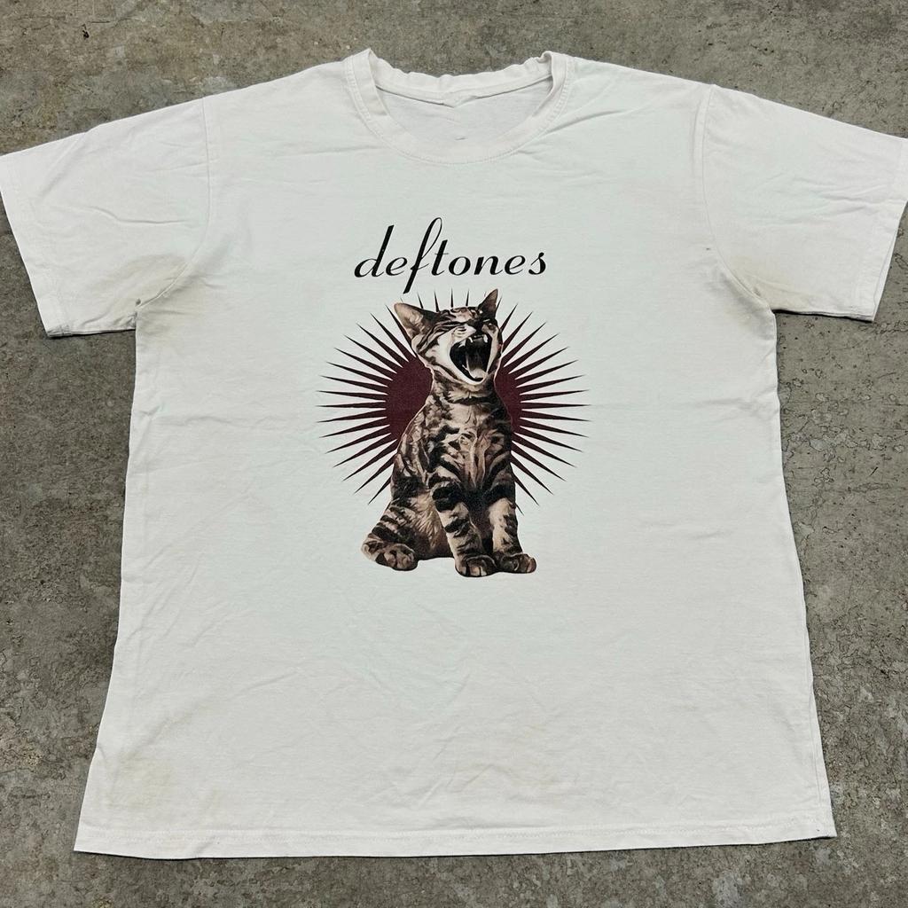 Vintage Deftones Adrenaline Band T-Shirt Seltenes Konzert-T-Shirt Weiß