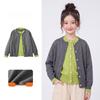 Hanhan Elephant Girls' Retro Academic Style Knitwear Set