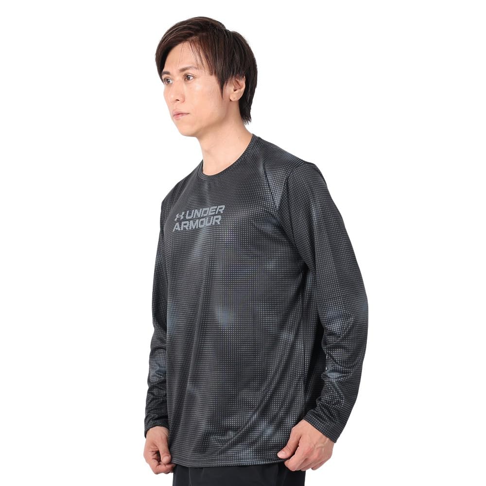 

Under Armour UA Tech LS Printed Black LG чёрный